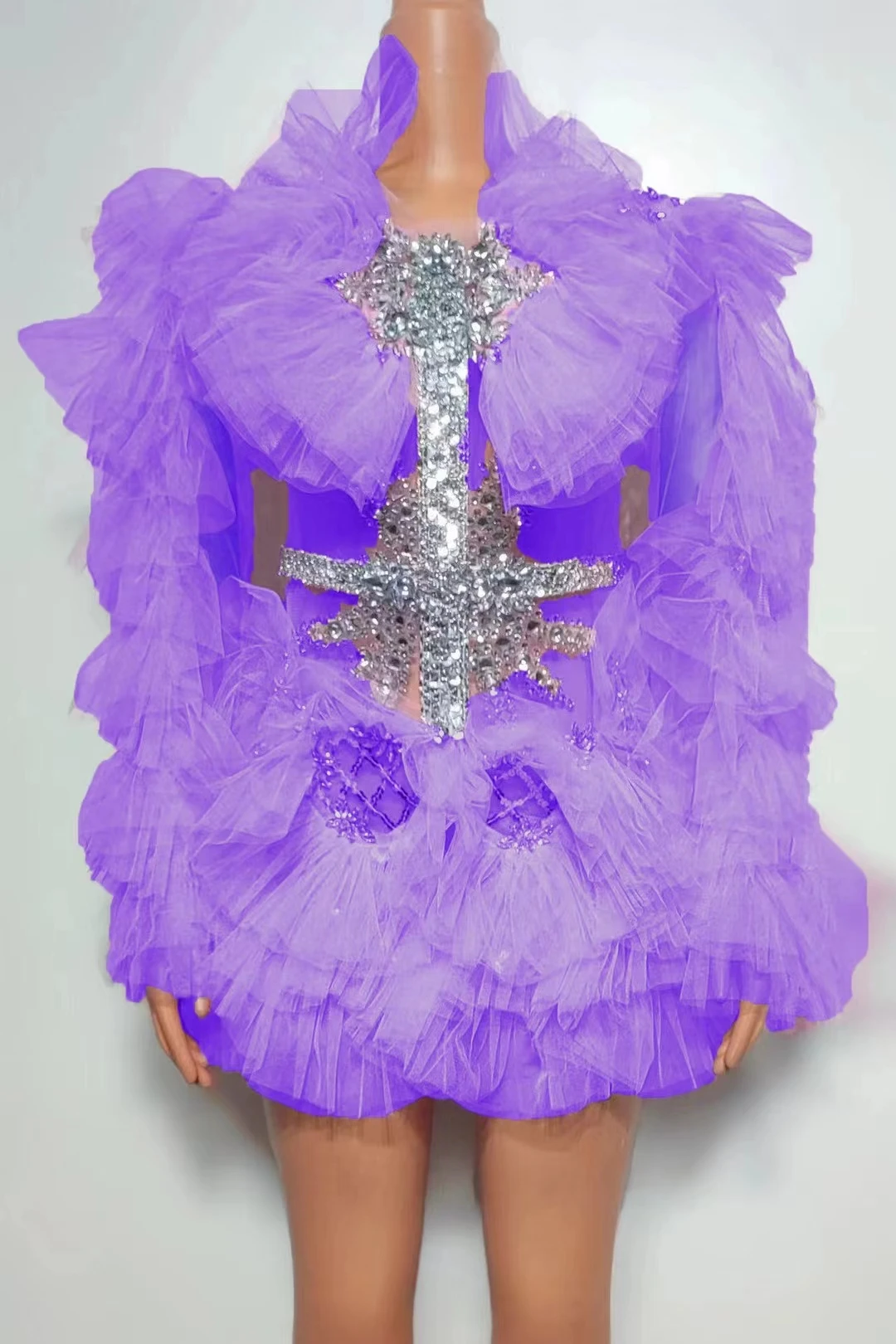 Disfraz de baile de moda para mujer, traje de Drag Queen, traje de porristas, ropa de club de carnaval, accesorios de sesión de fotos de Mardi Gras, Daxiyang