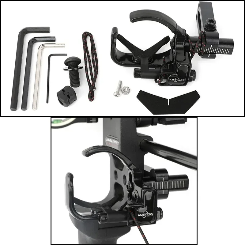 Reposapiés aluminio para arco compuesto – Accesorio de tiro diestro - imagen 5