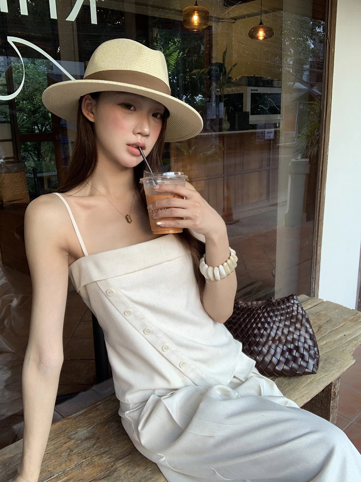 Red Celebrity Store Summer New Short Sleeveless Tank Top Women's Outerwear Unique Beautiful Back Unique Stylish Polyester Blend
