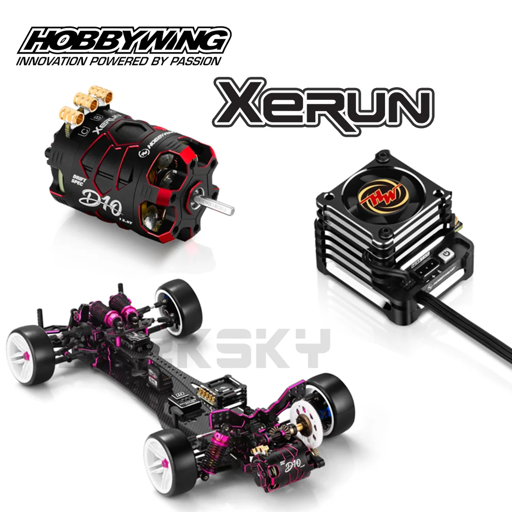 HOBBYWING XERUN XD10 PRO 100A ESC D10 10,5T 13,5T бесщеточный комбинированный двигатель с датчиком для 1/10 радиоуправляемой модели автомобиля, аксессуары для гонок по дрифту HOBBYWING XERUN XD10 PRO 100A ESC D10 10,5T 13,5T бесщеточный комбинированный двигатель с датчиком для 1/10 радиоуправляемой модели автомобиля, аксессуары для гонок по дрифту