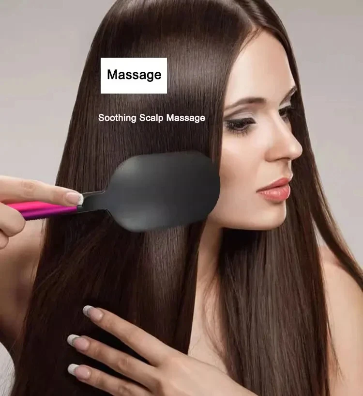 Neues Set für Airbag-Kamm + Weitzahnkamm + Zylinderkamm, Massage-Airbag-Haarbürste, Friseur-Lockenstyling-Set – Detail 5