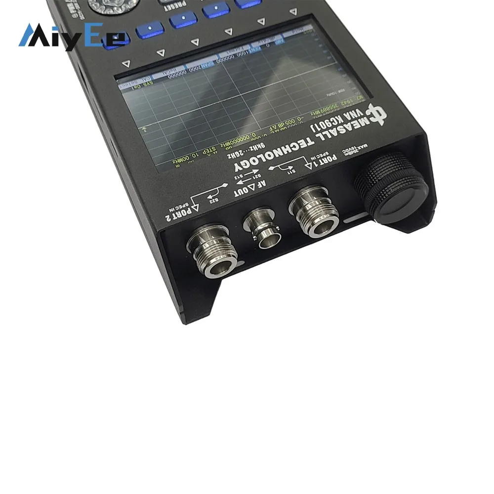 MEASALL KC901J 2GHz VNA Analyzer Handheld Antenna Analyzer Spectrum Signal Source with Two Ports