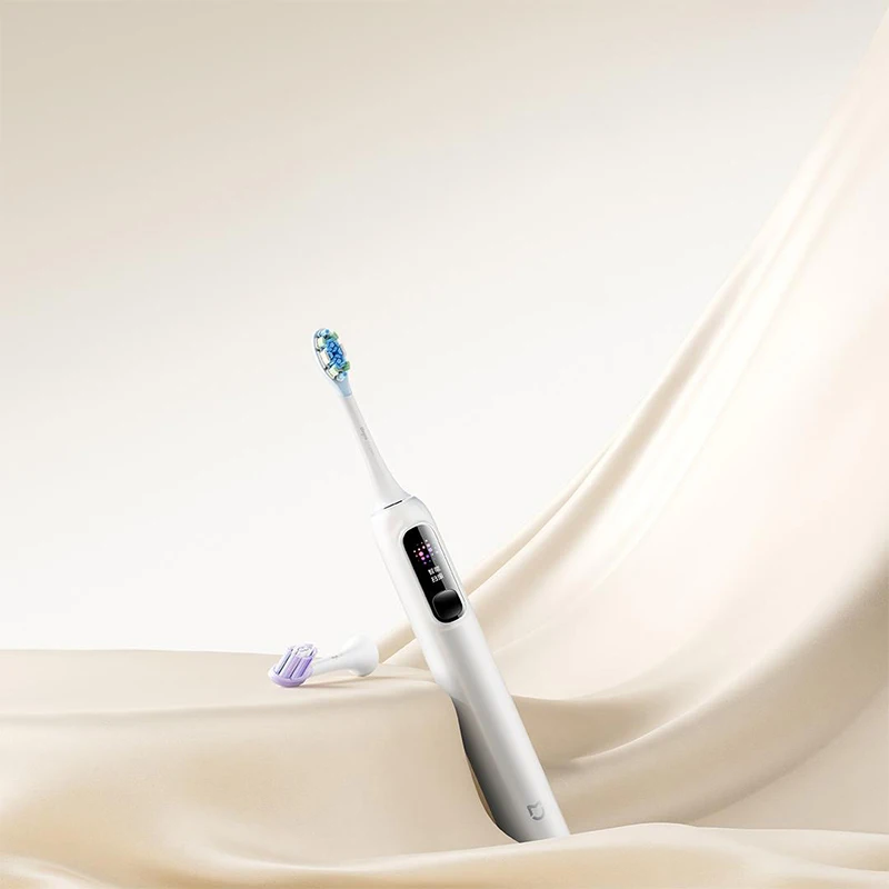 MIJIA Oscillation Electric Toothbrush Pro Gift Box With Travel Case,180 Days Battery,Smart Display,IPX8 Waterproof With Two Head view 3
