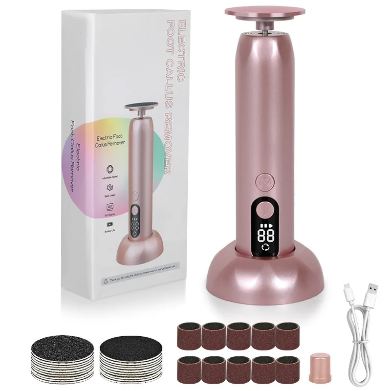 Hot selling charging foot grinder powerful motor Usb charging electric foot calluses remover