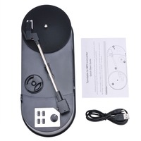 Ezcap 613P Mini Vinyl Record Player, Electric Singing, Phonograph, Direct-to-U Disk MP3 Double Speed 33 45 Rpm Ezcap613P