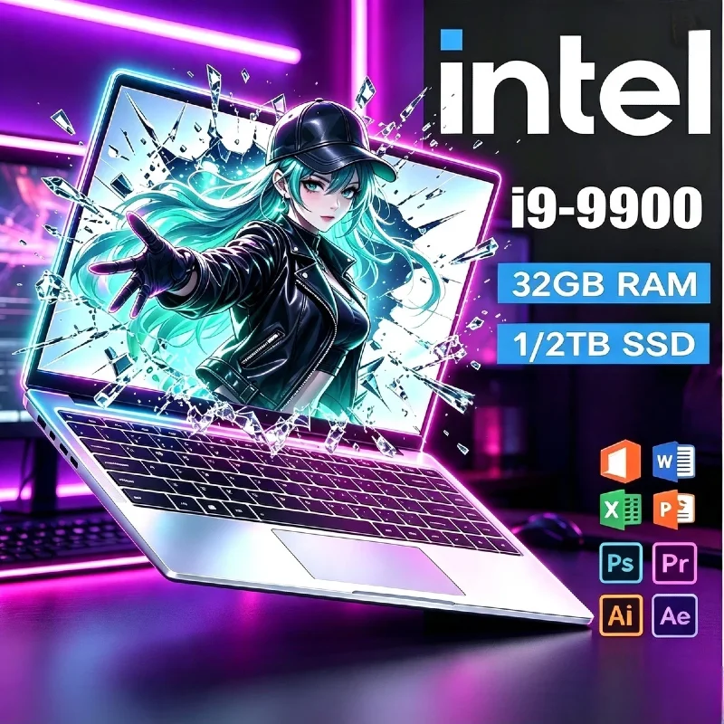 Portátil Intel Core i9 15.6″ 32GB 1TB