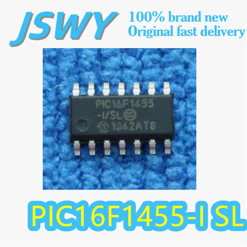 

(5/50 pieces) PIC16F1455-I/SL PIC16F1455 SOIC-14 Package 8-bit Microcontroller 20MHz Clock Frequency USB Interface Original
