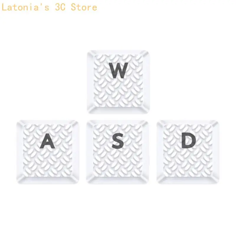 4Pcs Carbon Fiber Keycaps Low Profile for G915/G813 Keyboard DIY Best for Gamer X3UB