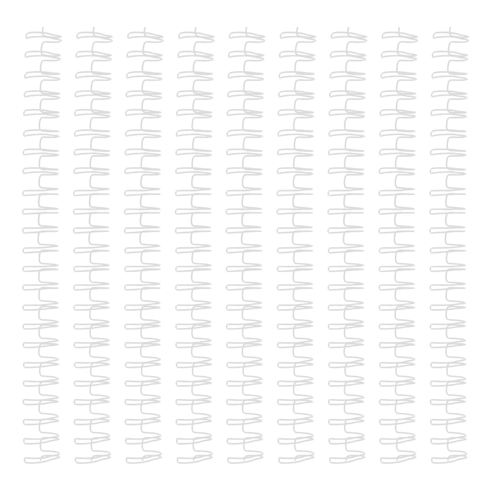 

50 Pcs Double Coil Wire Binding Spines Notebook Rings Coils Loop Office Supplies Document Notebook Ring Bind Organizer