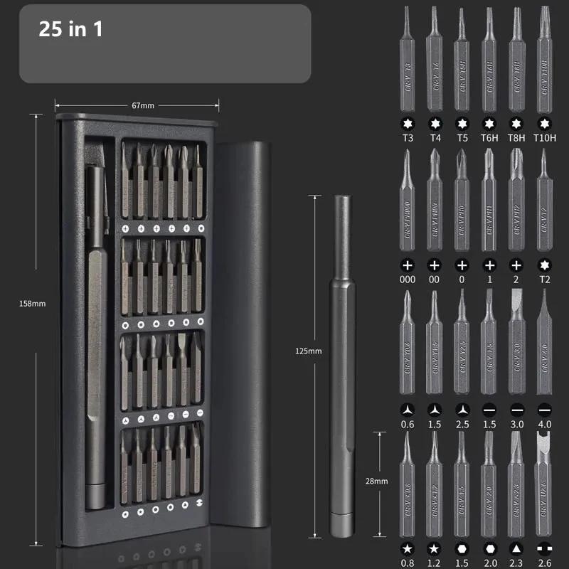 49 in 1 Magnetic Screwdriver Set Precision ScrewdriverKit Electronic Repair Tool Set for Laptop iPhone Computer PS5 Xbox Macbook