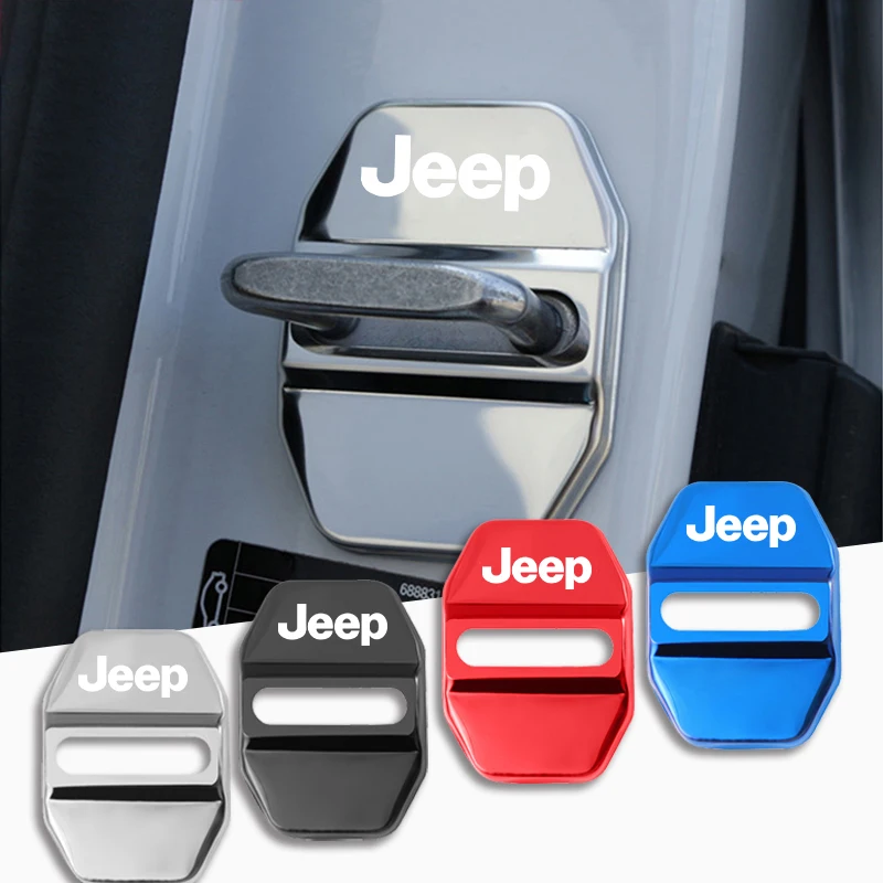 غطاء قفل باب السيارة ثلاثي الأبعاد ، إكسسوارات زخرفية ، جيب جراند شيروكي ، Wrangler JK ، مصارع ، بوصلة ، مرتجعة ، باتريوت ، ليبرت ، 4 روض