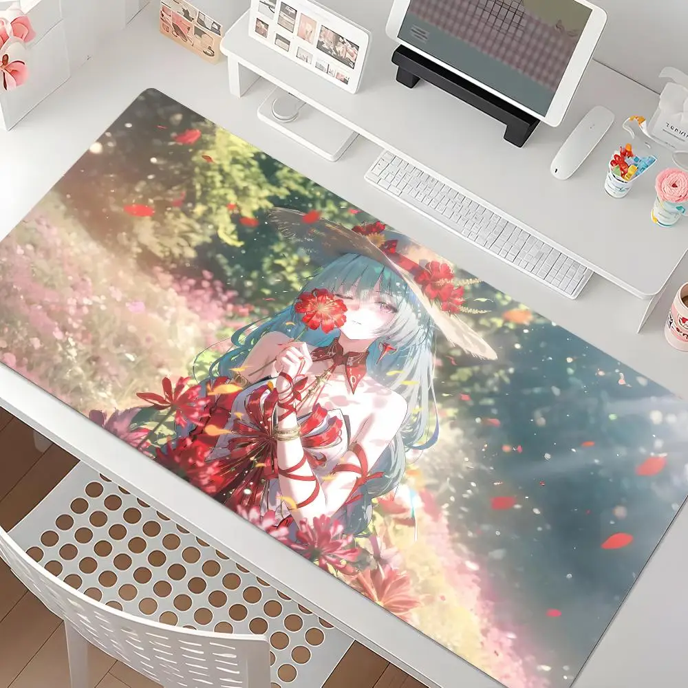 Fictional character Phrolova Mouse Pad Waterproof Non-Slip Large Gaming Mat with Stitched Edge