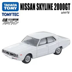 タカラTomy-TLV-N270b日産スカイライン2000gtホワイトアロイおもちゃモーターダイキャストメタルモデル、ギフト、1:64