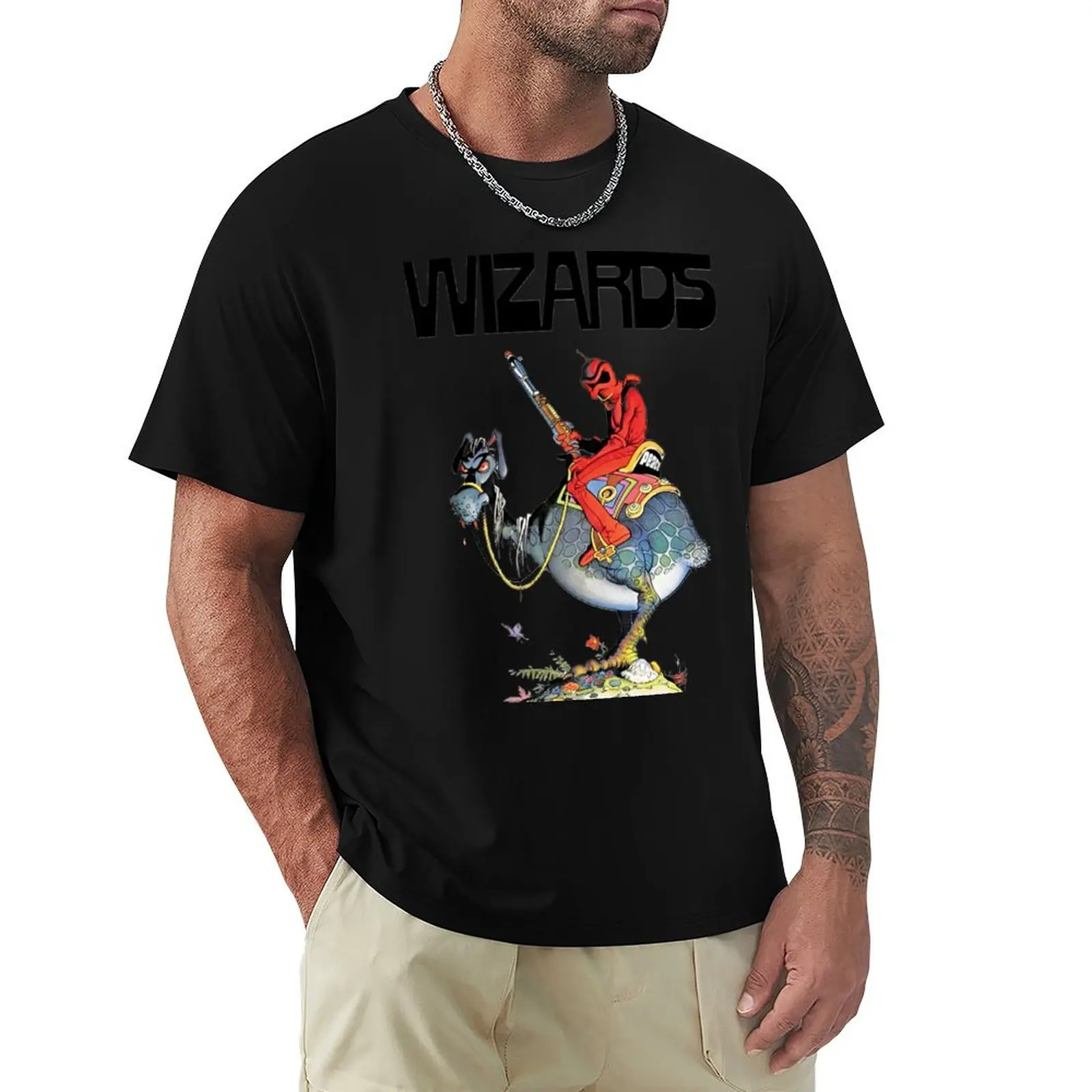 Wizards Movie Cover T-Shirt Holiday All Match T-Shirt