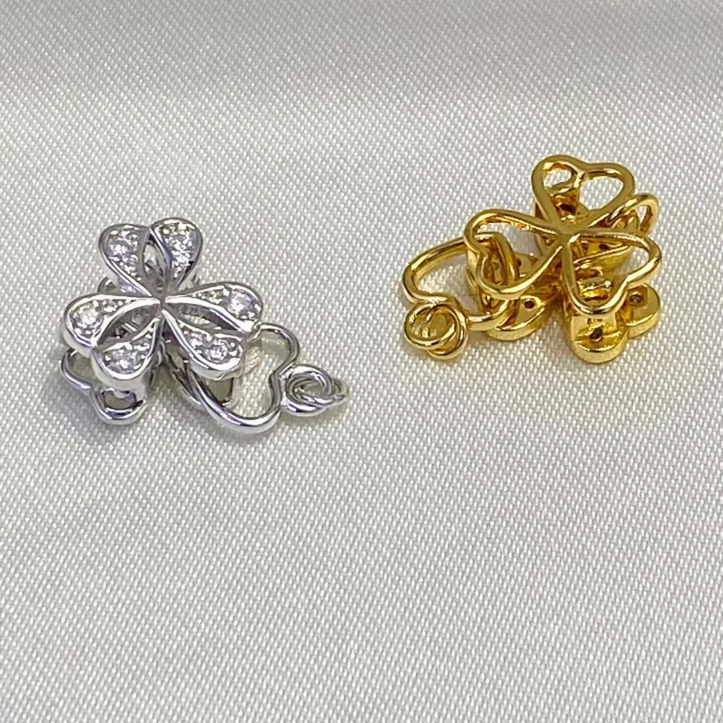 Wholesale DIY S925 Sterling Silver Clasp Necklace Bracelet Clasp Hook Accessories for 5-9mm Pearls 5pcs/lot