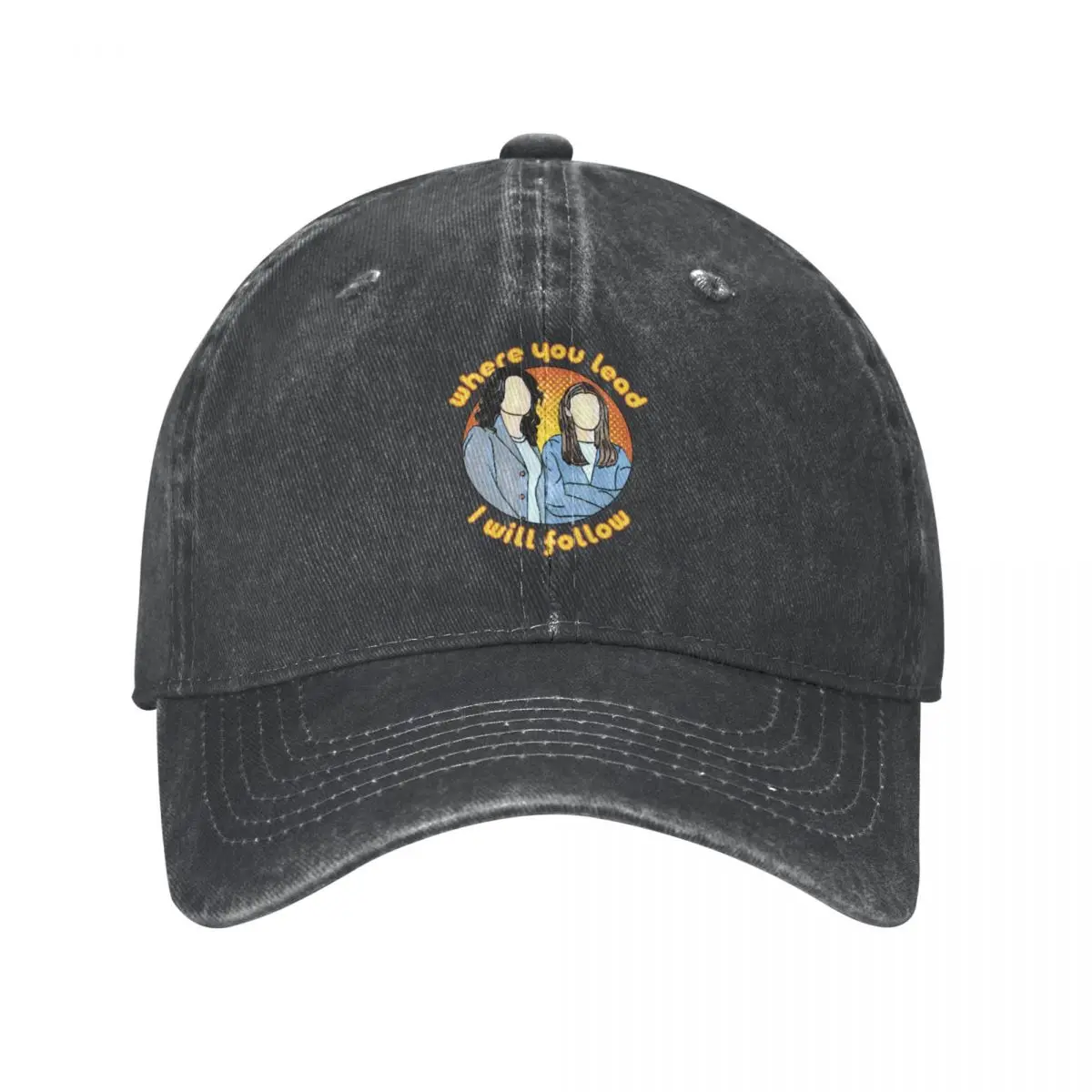 

The Girls - Mother and Daughter - When You Lead I Will Follow III Baseball Cap Beach Luxury Man Hat Caps For Women Men'S