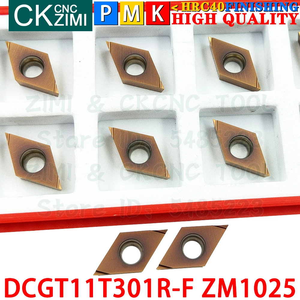 DCGT11T301R-F ZM1025 DCGT 11T301 R-F ZM1025 Wkładki z węglika Precyzyjna obróbka Narzędzia do toczenia zewnętrznego Mechaniczna tokarka do metalu DCGT11T3 DCGT 11T3 CNC Narzędzia tnące