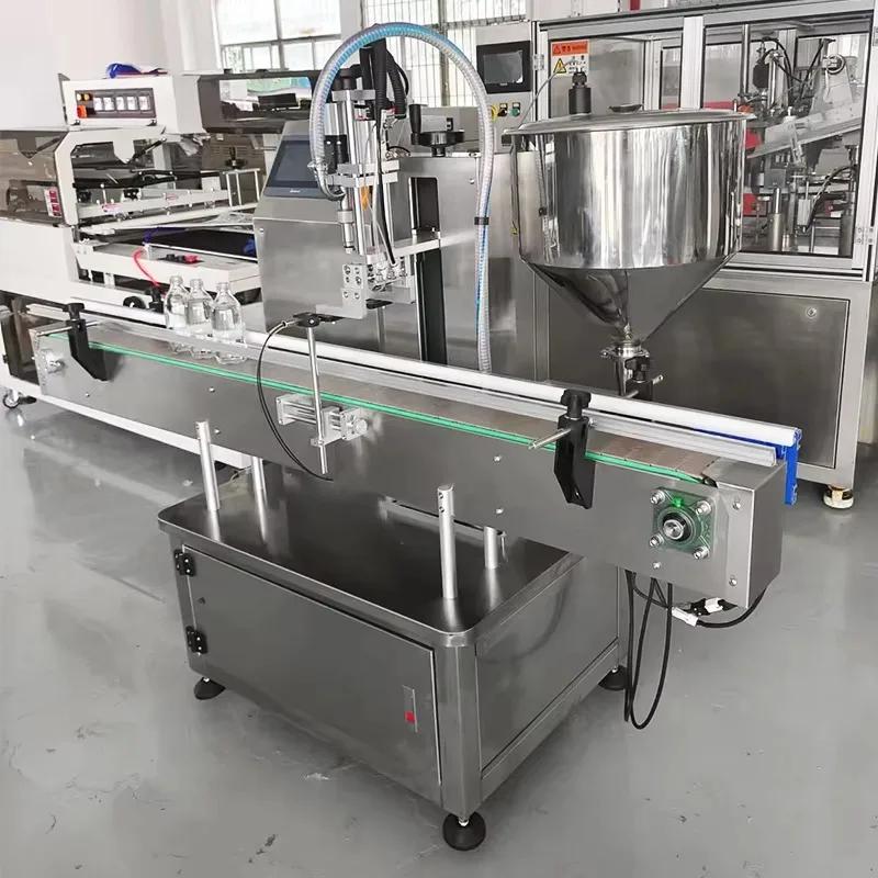 YG Automatic Liquid Filling Machine 10-100ml Stainless Steel Bottle Filling Line for Cosmetic and Pharmaceutical Use