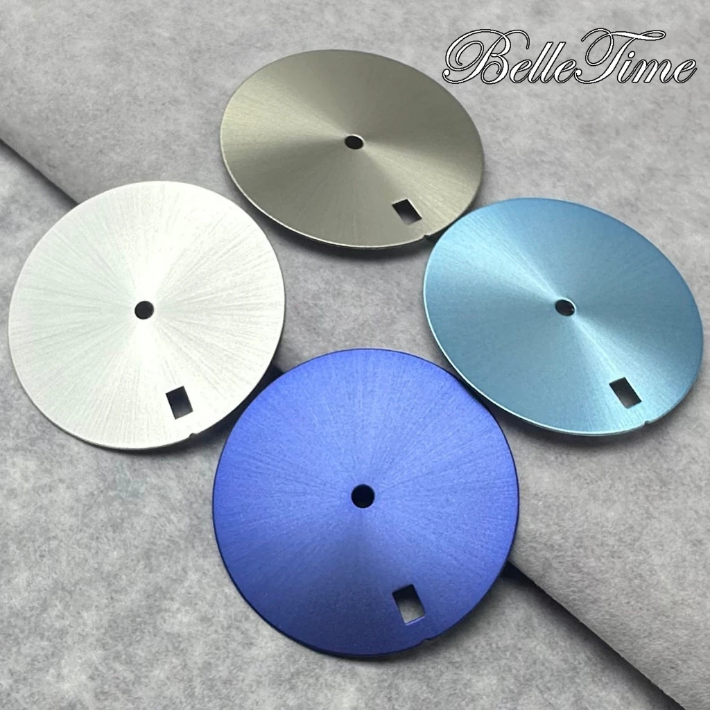 جودة عالية 28.5 مللي متر أمة الله ساعة الطلب أسود فضي أزرق أحمر أخضر برتقالي وردي وجوه تناسب NH35 NH36 حركة الملحقات ﻿