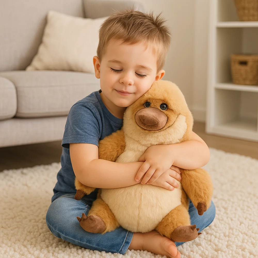 Simpatico scimmia a naso lungo in cotone PP, soffice e morbido scimmia farcita, comode feste di compleanno di animali fatti a mano