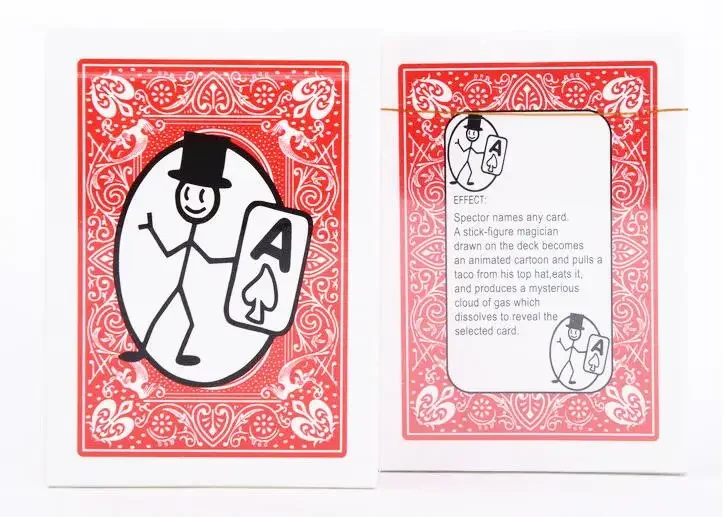 Magic Cartoon Cardtoon Deck Close up Magic Trick Mentalism Magia Magie Magica Magicians Prop Accessory Illusion Gimmick Tutorial