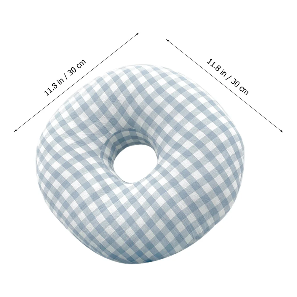 

Round Perforated Ear Piercing Pillow Soft Support for Side Sleepers Pain Relief Healing Recovery Comfortable Sleeping Pad