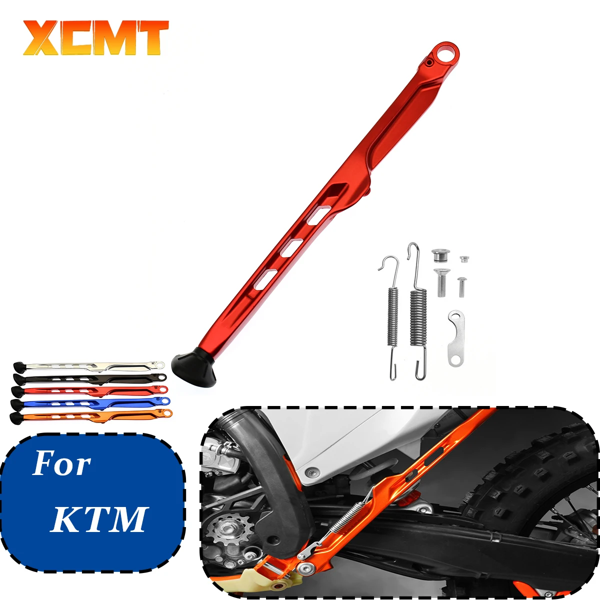 Motorcycle The Latest Side Bracket Support And Spring For KTM HUSQVARNA EXC EXCF XCW XCF-W XC XCF125-450 2023 2024 Dirt Pit Bike