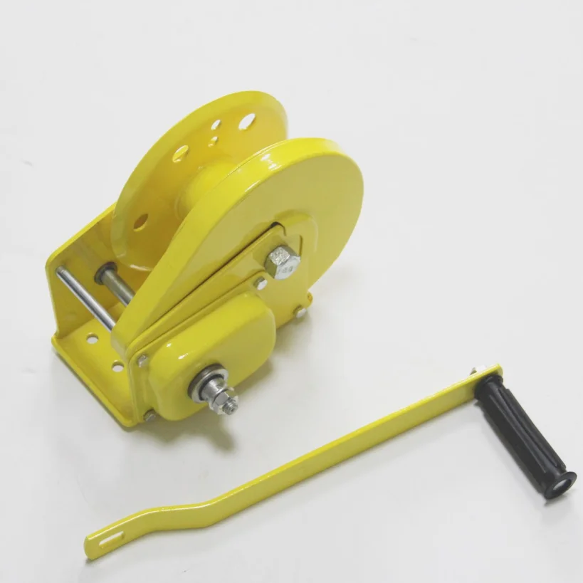 2600lbs 1200lbs 1800lbs sidewall hand crank winch wall  hand winch with wire rope hand towing winch factory