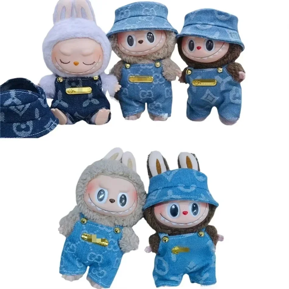 Fortschrittlicher Luxus-Wollanzug für Labubu Idols V1-V2 |   Süßes, stilvolles Puppenzubehör-Set, hochwertige Design-Kleidung für Sammlerstücke