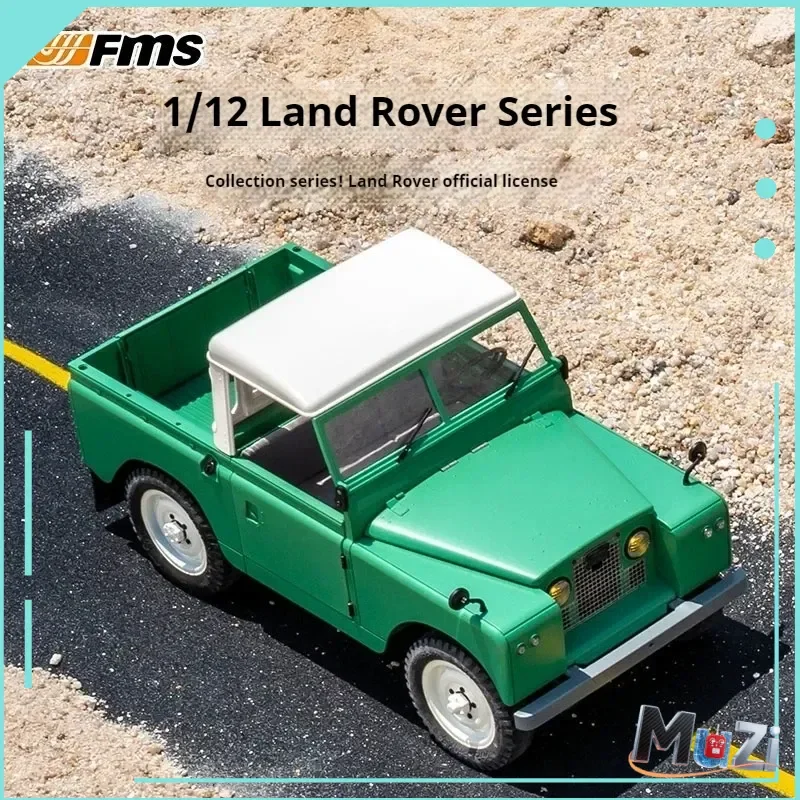 Fms 1/12 land rc carro off-road rover série ii 2.4g controle de rádio elétrico 4wd veículo off-road simulação de velocidade variável brinquedo rtr