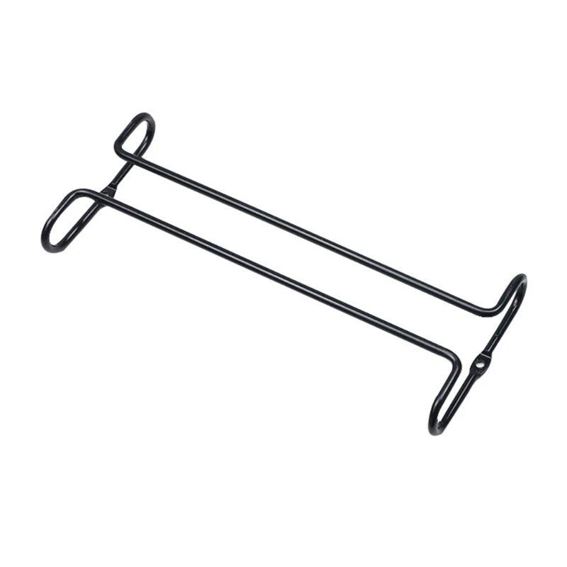 

Under Cabinet Wine Glass Rack Metal Holder Modern Simple Goblet Rack