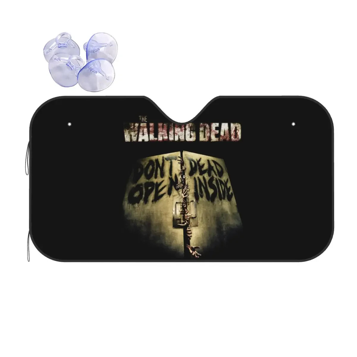 

The Walking Dead Windshield Sunsha Horror Zombie Funny Car Front Windshield 76x140cm Sun Visor Ice Shield Dust Protection