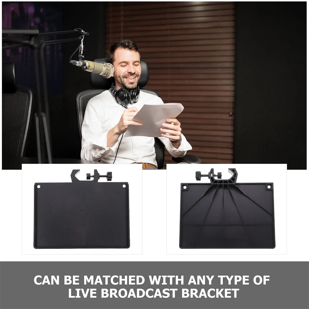 

2 Pcs Sound Card Tray Microphone St Accessories Durable Storage Holder Thickened Design Higher Edges Prevent Falling