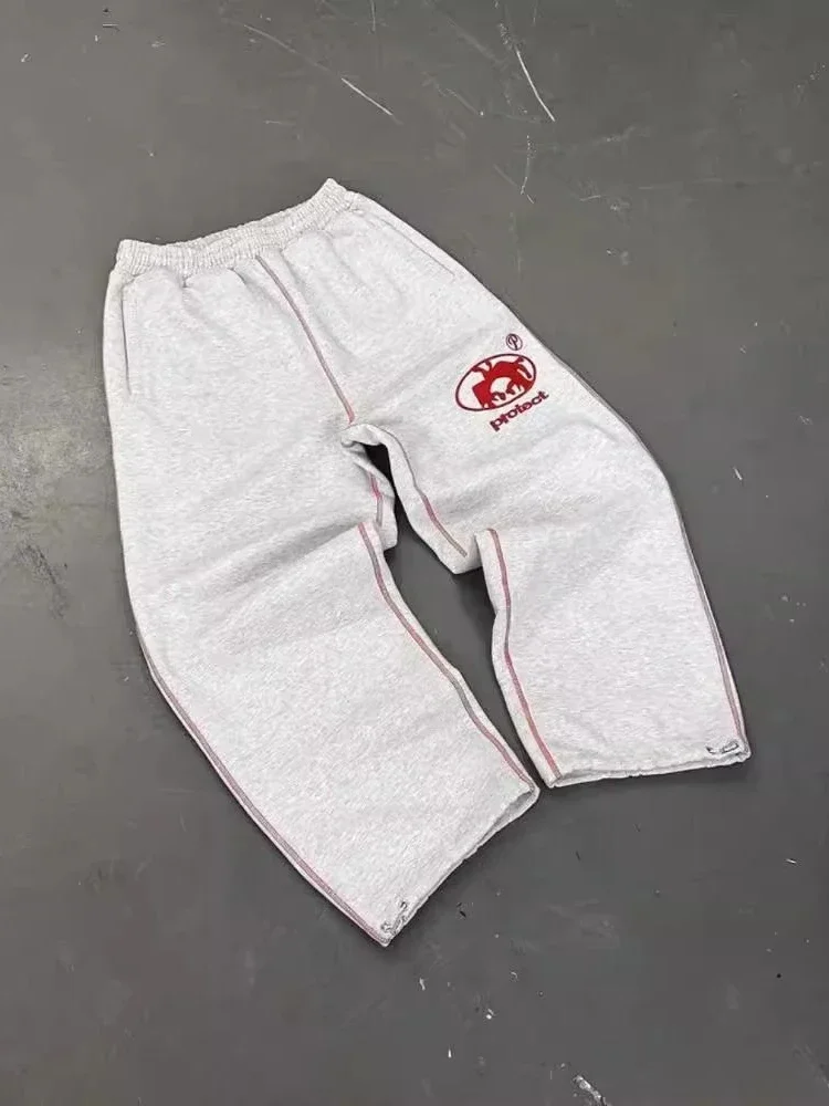 Pantalon de survêtement cargo brodé pour femme, salle de bain, salle de bain, MERCEDES U Y2K, Hip Hop Streetwear, noir, gris, jogging, surdimensionné, décontracté, fjWork, pantalon Harajuku