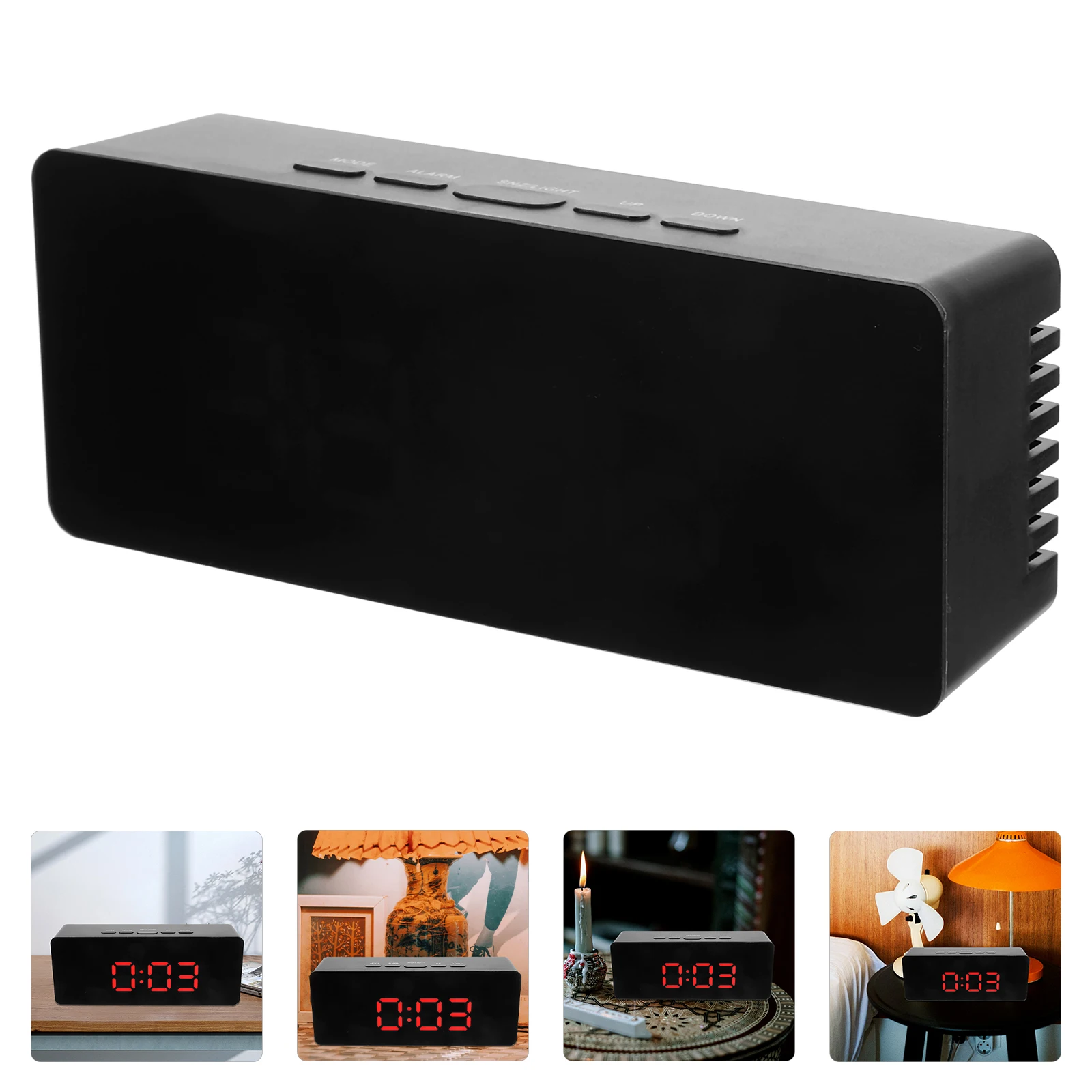 Digital Alarm Compact Led Electric Bedroom Decor Small Clock For Bedroom Living Room Study Office Large Display Tabletop Clock