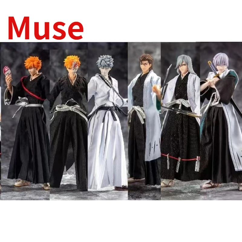 In Stock Dasin/Great Toys/GT Bleach Kurosaki Ichigo Aizen Sousuke Ukitake Jushiro Ichimaru Gin 18cm/7inch 1/10 SHF Action Figure