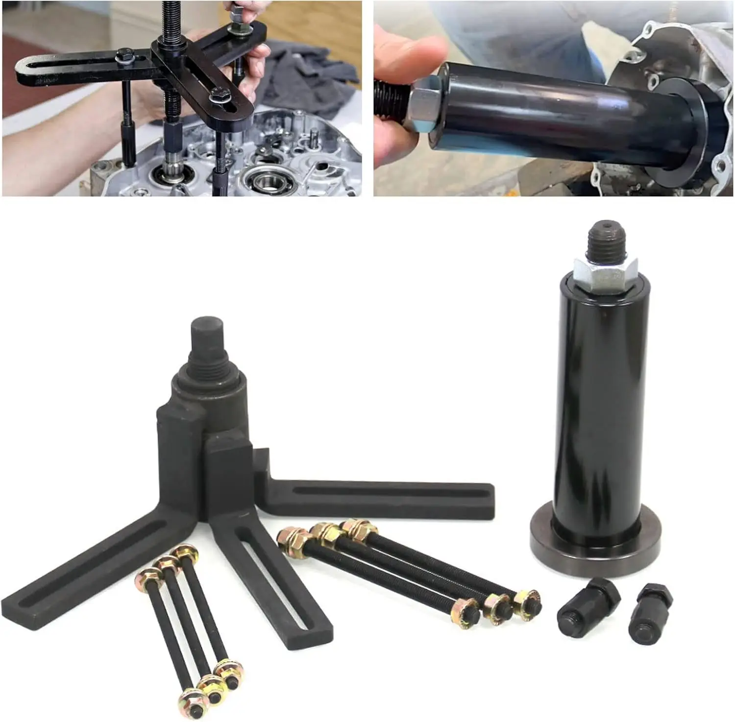 

Crank Case Splitter Separator And Crank Puller Installation Tools Off Road Vehicle Auto Supplies With C-clip Adapter