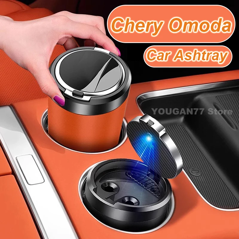 

Car Ashtray For Chery Omoda 5 Omoda E5 Jaecoo 7 Tiggo 7 Pro Tiggo 2 3The latest styles of 2025 Ashtray With LED Light Anti Smell