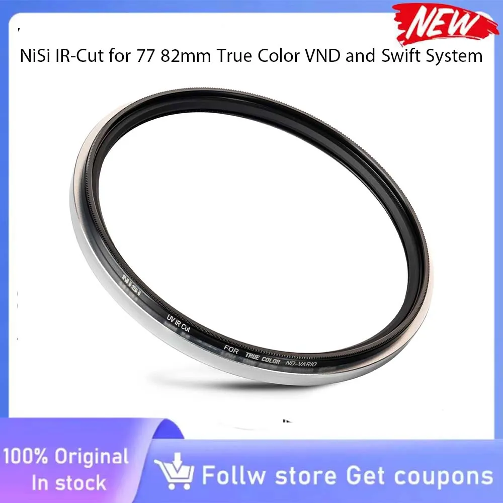 NiSi IR-Cut for 77 82mm True Color VND and Swift System | IR Protection Filter for Swift Circular Filter System