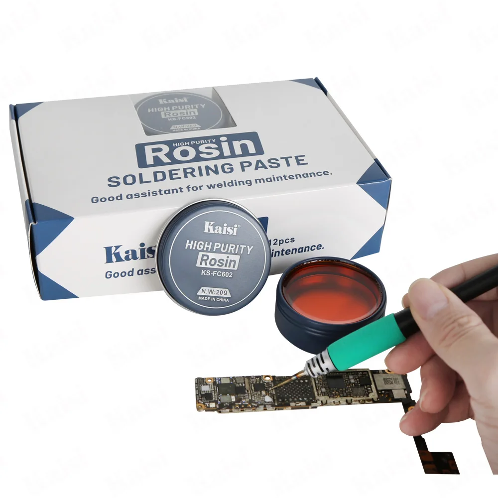 Stainless Steel Box 20g Soldering Paste Mild Rosin For PCB IC Soldering Gel Tool Phone Welding Metalworking