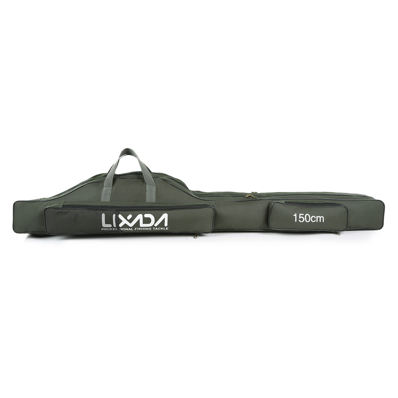 Lixada 190 cm vistas Draagbare opvouwbare hengelmolen Tas Hengel Uitrusting Tackle Tool Draagtas Drager Reistas Opbergtas
