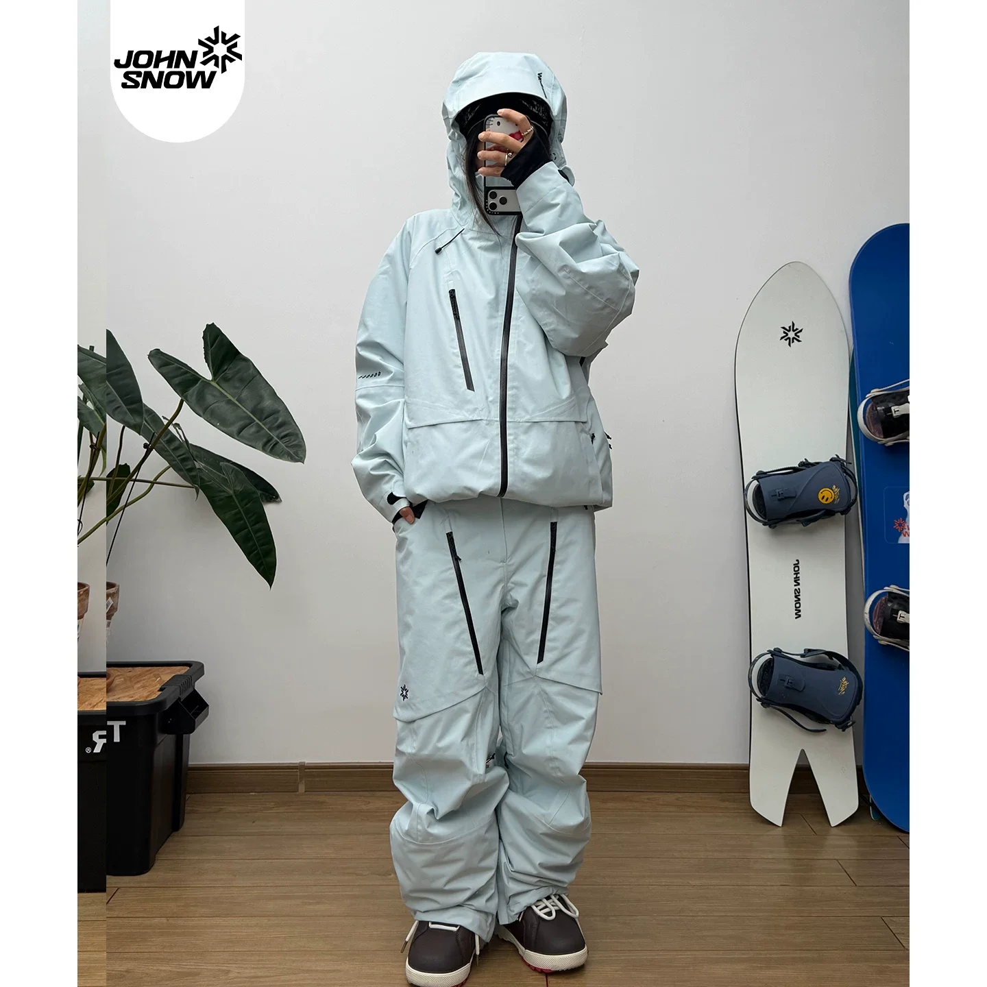 Ski Pants Waterproof - Zestaw kurtki i spodni narciarskich John