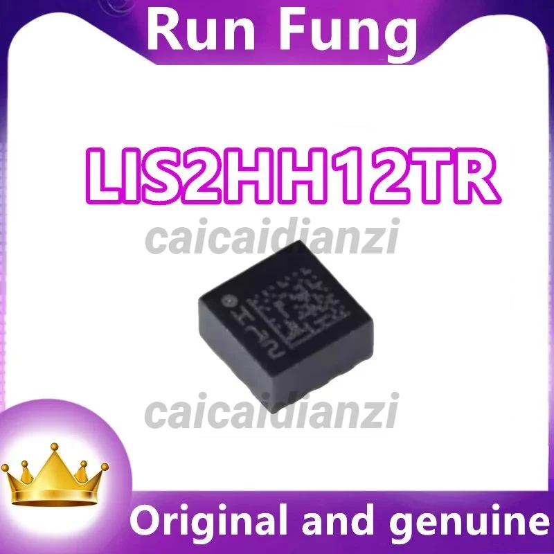 

10Pcs/Lot New Original LIS2HH12TR LIS2HH12 Accelerometer X, Y, Z Axis ±2g, 4g, 8g 5Hz ~ 400Hz 12-LGA (2x2)