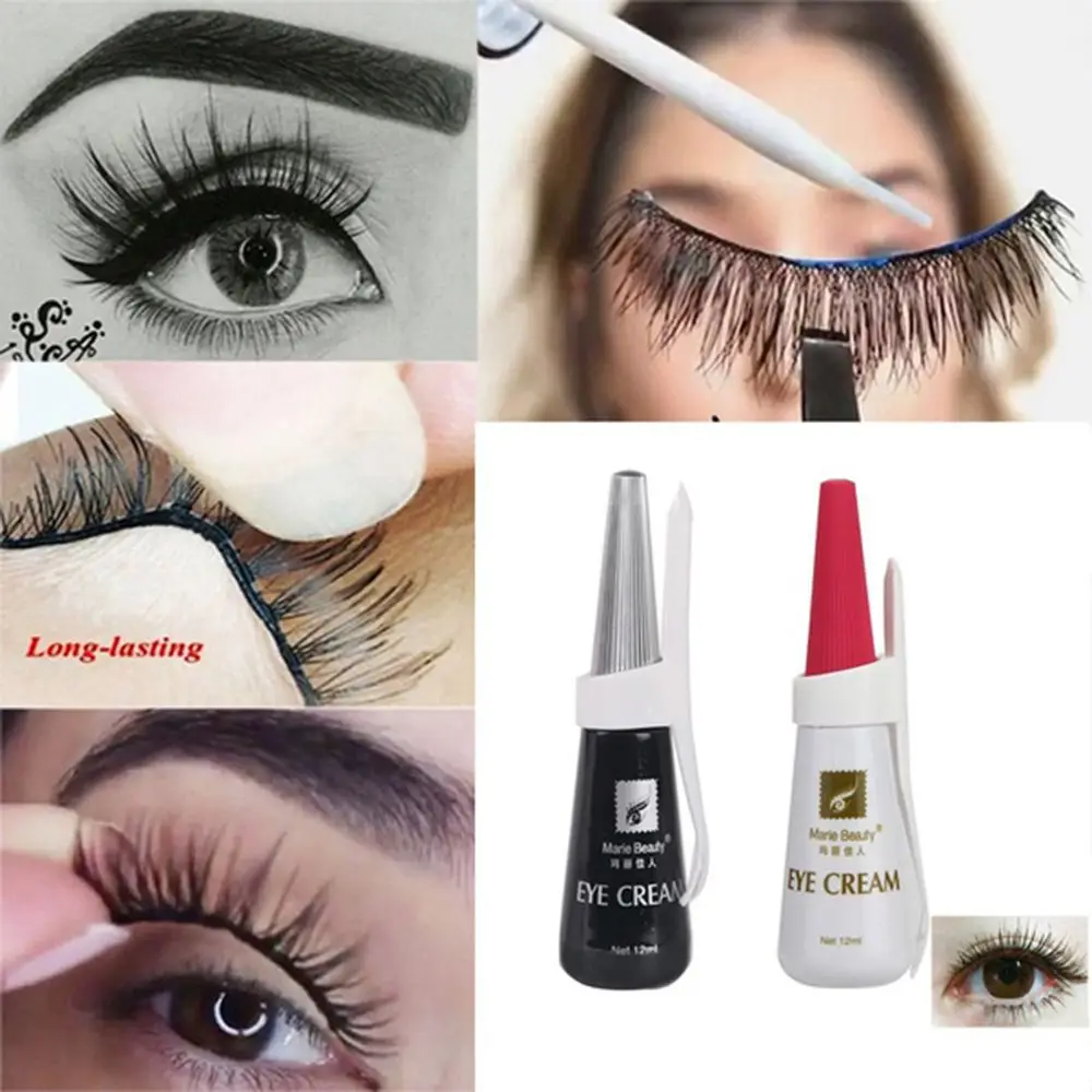 Impermeável longa duração cílios cola, de secagem rápida extensões ferramenta, Double Eyelid Eye Lash adesivo, venda quente