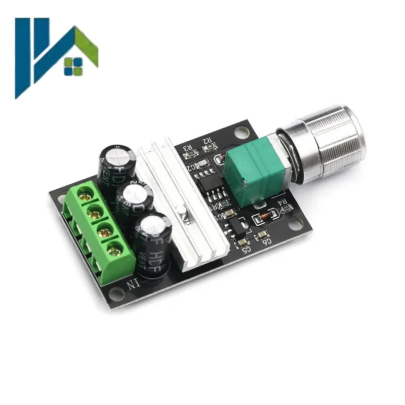 PWM DC Motor Speed Controller 1203BK 6V‑28V 3A Speed Regulator with Power On‑Off Switch Function for DC Motor Fan DIY