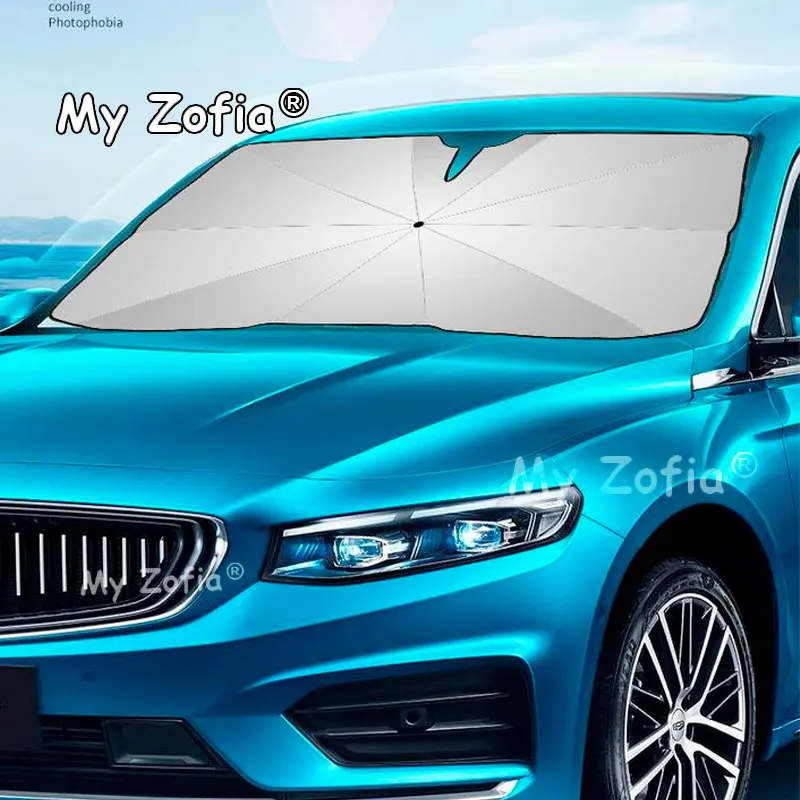 For Geely Emgrand 2025 2026 Car Windshield Sunshade Foldable Umbrella amry Front Heat Insulation Accessories
