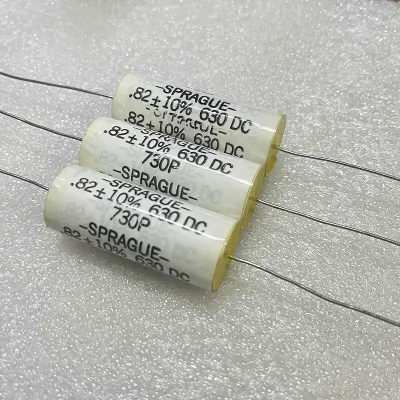 2 PÇS/LOTE 730P 0.82UF 630V 824K Capacitor de acoplamento de áudio de pé de cobre