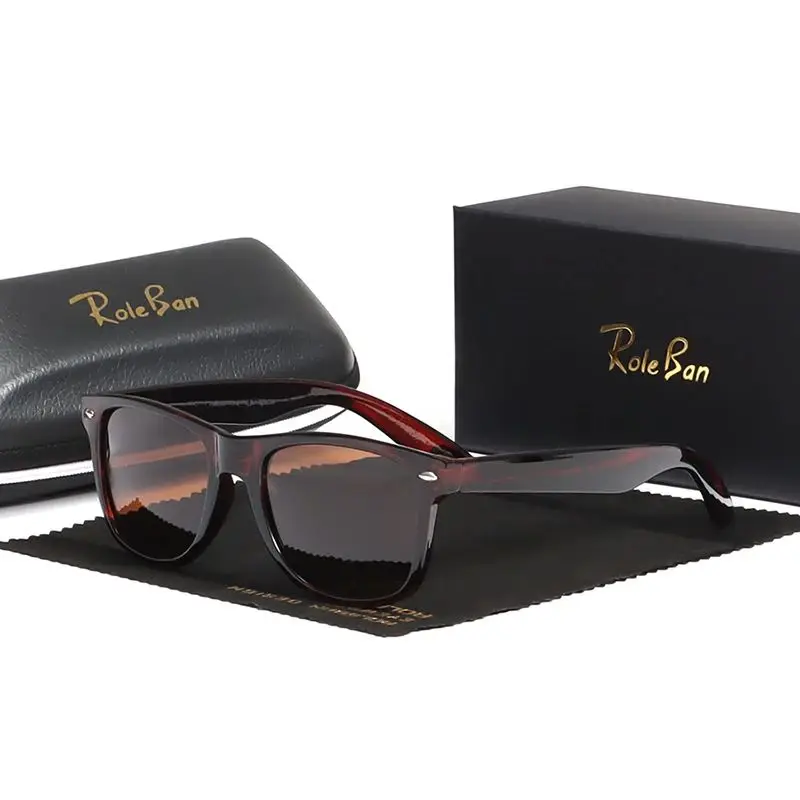 نظارات شمسية مستقطبة كلاسيكية للرجال والنساء ، عالية الجودة ، نظارات مربعة للقيادة ، تخييم ، مشي ، صيد ، نظارات شمسية لركوب الدراجات ، UV400 ، حظر النظارات