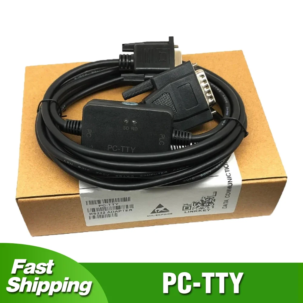 6ES5 734-1BD20 PC-TTY For Siemens S5 Series PLC Programming Cable RS232 TO DB15 Cable PC TTY