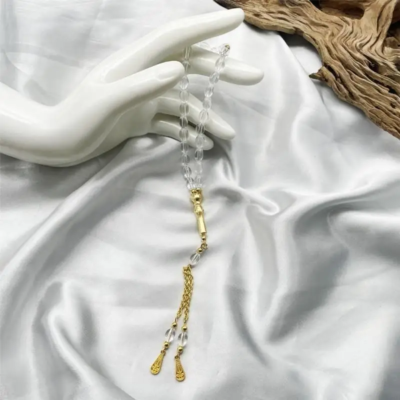 Muslime Tasbih Rosenkranzperlen Islams Gebet Gebet Muslime Islams Misbaha Armbänder